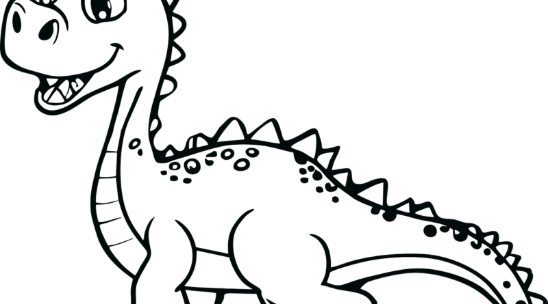 Dinosaurios Para Colorear Y Dibujar Para Niños
